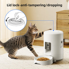2L Camera Pet Feeder Timing 5V USB Smart Automatic Feeder For Cat WIFI APP Video Intelligent Dry Food Dispenser Dog Feeding Bowl