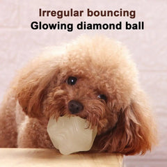 Cat Toys Ball Dog Glowing Bouncing Interactive Rolling Balls Interactive Dog Toy Ball Chew Toys For Puppy Cats Dogs