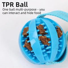 Dog Toy Rope Fun Squeaky Dog Chew Toys Pet Supplies Puppy Rope Toy with Elastic Drawstring Interactive Puppy Teething Toy for