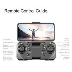 2025 D6 Mini Drone 4k Profesional 8K HD Camera Obstacle Avoidance Aerial Photography Brushless Foldable Quadcopter Gifts Toys