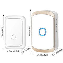 Home Welcome Doorbell Intelligent Wireless Doorbell Waterproof 60 Songs Remote Smart Door Bell