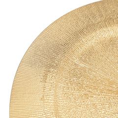 100 PCS Charger Plates Set, 13in Round Dinner Plate, Plastic Decorative Service Plate Wedding Decor Table Place