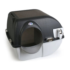 Large Self-Cleaning Litter Box Cats Automatic Waste Disposal Easy Clean Design With Pull-Out Tray Durable Sifting Grill