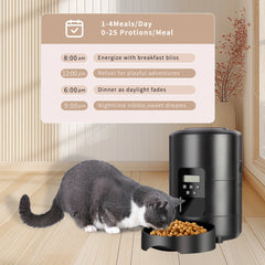 2L Cat Automatic Feeder Tuya APP Pet Feeder 5V USB Smart Dispenser Suitable For Small Medium-Sized Cats Dogs Automatic Feeder