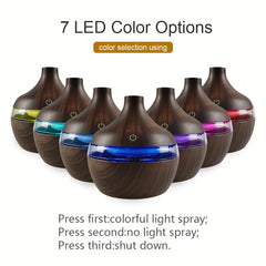 1pc Aroma Diffuser, Rattan Look Essential Oil Diffuser with Waterless Auto Shut-off Protection for Aromatherapy And Humidificati