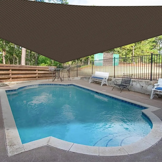 17' x 28' x 32.8' Sun Shade Sail Right Triangle Outdoor Canopy Cover UV Block for Backyard Porch Pergola Deck Garden Patio
