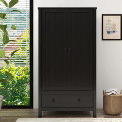 2 Door Wardrobe, Armoire with Drawer for Bedroom  closet organizer  dressers for bedroom  wardrobes