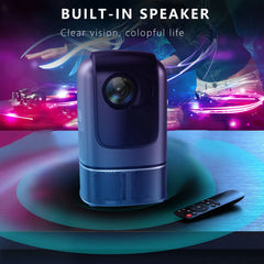 Projector Android Native 1080p Support 4K with Built in Stand with WiFi and Bluetooth