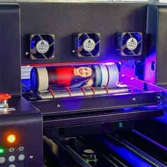 VEVOR A3 XP600 UV Printer Flatbed Automatic Label Printer Varnish Machine Quick Print for Bottles/Paper/Phone Case/PVC
