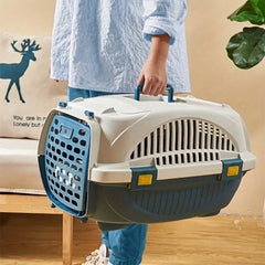 Pet Air carrier Cat cage Go out Carry a portable dog carrier portable travel dog plane check