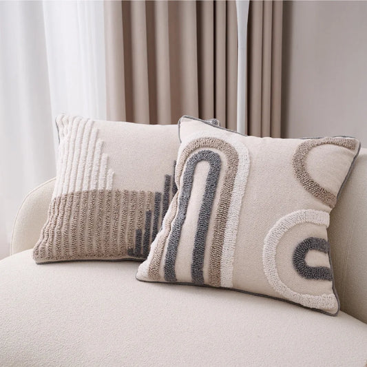 Bohemian Pillowcases Sofa Living Room Home And Decoration Cotton Linen Pillow Cover Bedside Backrest Tassel Cushion Cover
