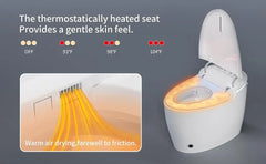 Smart Toilet,One Piece Toilet Elongated, Auto Flushing Bidet Toilet with Heated Seat, SPA Warm Water Sprayer and Dryer