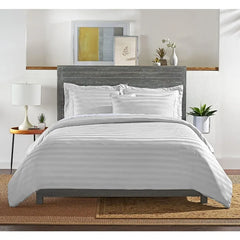 Queen Duvet Cover, 3 Piece Set, Genuine 100% Organic Viscose Derived from Bamboo, Luxuriously Soft and Cooling, 2 Pillowcases