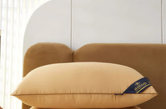 Sleeping Pillows for bedroom Double Top Bed Stuffed Hotel Five-star Soft Orthopedic Pillow 48x74cm Solid Color Extension Cushion