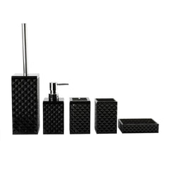 Clear Acrylic Bathroom Accessories Set - Rust-Free, Transparent Design
