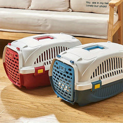 Pet Air carrier Cat cage Go out Carry a portable dog carrier portable travel dog plane check