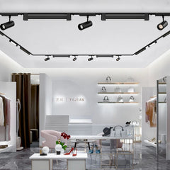 Track Light LED Ceiling Lamp 220V 10W 20W 30W Spot Led Track Rail Lighting Fixture Spotlight Clothing Shop Rail Ceiling Light