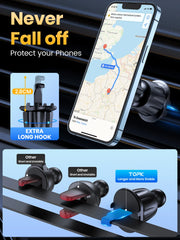 TOPK Car Phone Holder Mount MagSafe 360° Magnetic Vent 20 Strong Magnets Fit for iPhone 15 14 13 12 Pro Max Mini