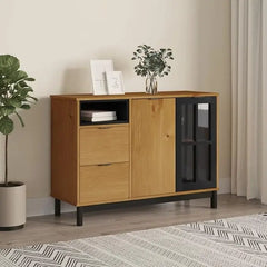 Wooden Buffet Sideboard Storage Cabinet Console Table Kitchen Dining Room Furniture Organizer, Entryway Cupboard