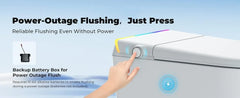 Smart Toilet with Built-in Tank & Bidet,4-Second Quiet Flush, Foot Sensor Flush,Self-Cleaning, Dual User Memory, Auto Open/Close