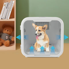 18.5" Pet Dryer Box Pet Grooming Hair Dryer Pet Force Dryer  Sterilization Adjustable Wind and Temperature Anti-false Touch Lock