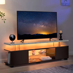 LED TV Stand TV Stands for Living Room Modern TV Stand with Storage for 65/70/75 inche TVs Entertainment Center
