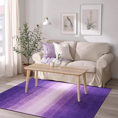 Modern Ombre Washable 4x6 Rug, Light Pink Rugs for Girls Bedroom, Soft Non-Slip Nursery Area Rug, Contemporary Non-Shed Kids