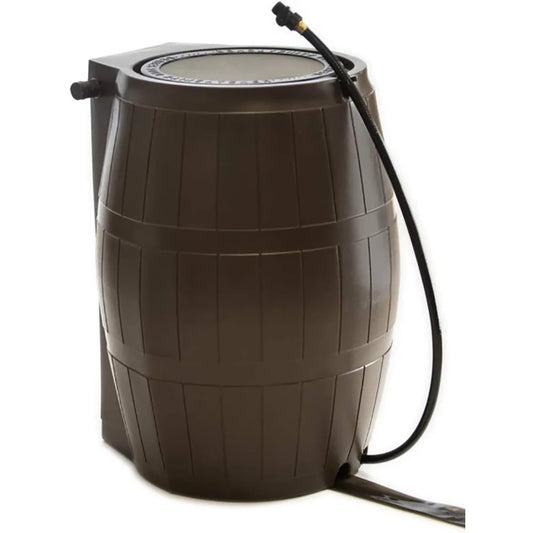 Raincatcher, Flat-Back Rain Barrel with Spigots