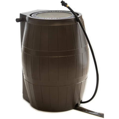 Raincatcher, Flat-Back Rain Barrel with Spigots