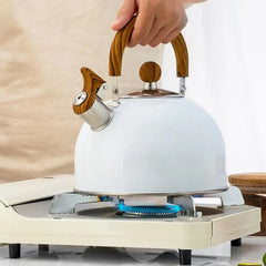 Whistling Tea Kettle For Stove Top Modern Stainless Steel Whistling Teapot 2.5 Liter Whistling Tea Kettle For Making Coffee Milk