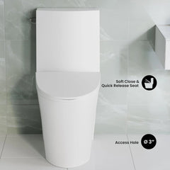 Tropez One Piece Elongated Toilet (Side Flush)