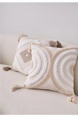 Bohemian Pillowcases Sofa Living Room Home And Decoration Cotton Linen Pillow Cover Bedside Backrest Tassel Cushion Cover