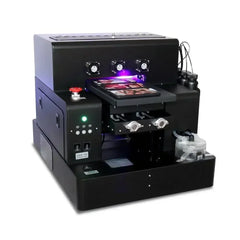 VEVOR A4 UV Printer Flatbed UV Flatbed Sticker Label Printer Machine With ACRO RIP Software For Phone Case Metal Glass Wood