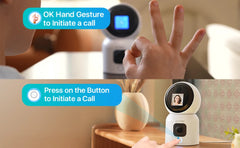 360° Smart Home Security Camera PTZ Auto Tracking Baby Monitor AI Panoramic HD Night Vision Indoor WiFi Surveillance Camera