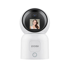 360° Smart Home Security Camera PTZ Auto Tracking Baby Monitor AI Panoramic HD Night Vision Indoor WiFi Surveillance Camera