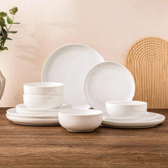Ceramic Dinnerware Sets of 6,Porcelain Plates and Bowls Sets, Scratch Resistant Dishes Set, Dishwasher & Microwave & Oven