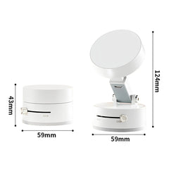 Foldable Magnetic Vacuum Car Phone Holder Foldable Suction Cup with Suction Cup Hands-Free Navigation for iPhone 16 15 Samsung