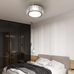 Modern Big Crystal Ceiling Lamp LED Light Circle Chandelier Lustre Indoor Bedroom RC Dimmable Fixtures Living Room Hotel Decor