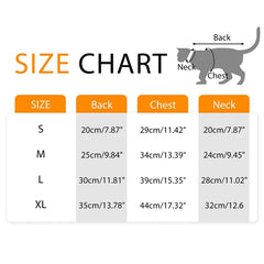 Pet Cat Weaning Suit Cotton Clothes for Small Dogs Cat Vest Jumpsuit Anti-licking After Surgery Recovery Care Suit Kitten Outfit