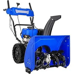 24-Inch Self-Propelled Gas Snowblower, 209cc with Electric Start and LED Headlight, for Driveway Snow Removal.