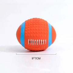 Squeaky Dog Toy Chew Rubber Balls Toy for Small Large Dogs Puppy Interactive Durable Dog Toy Pet Training Dog Accessories