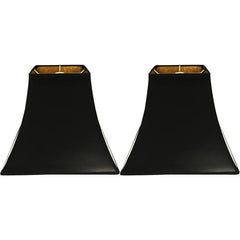 Square Bell Hardback Lamp Shade, 8" X 16" X 12.5" (Pair)