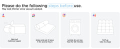 Mattress Topper Extra Thick Mattress Pad Cover for Back Pain Cooling Mattress Protector Overfilled Down Alternative Filling