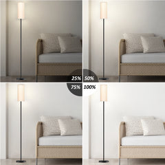 66.5" Floor Lamp with Remote Control and Smart Bulb Included
