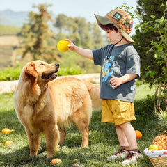Tough and Durable Large Dog Balls - Set of 2 Indestructible Tennis Balls for Aggressive Chewers, Interactive Water Toy Ball for