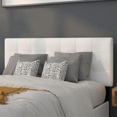 Quilted Tufted Upholstered Full Size Headboard in  cabeceira de cama box casal  headboard