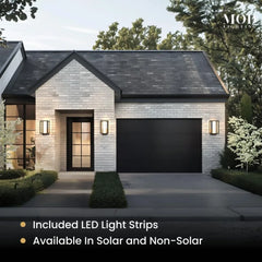 Modern Outdoor Wall Lights LED, Exterior Wall Sconce Lights, Stainless Steel Outdoor Light Fixture, Waterproof Lights,