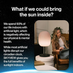 Wellness Table Lamp 2 Pro, Improves Focus, Boosts Mood, and Helps You Sleep Better,Indoor Lighting