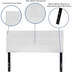 Quilted Tufted Upholstered Full Size Headboard in  cabeceira de cama box casal  headboard