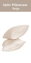 MR&HM Satin Comforter King 7 Pieces - Luxurious Pinch Pleat Bedding Set with Comforter, Flat Sheet, Fitted Sheet, Pillowcases &